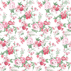 Textile and digital seamless pattern