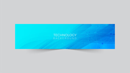 Obraz premium Modern Gradient abstract fluid technology twitch banner