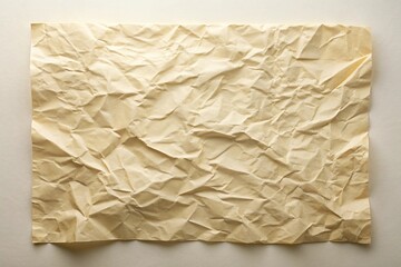 Obraz premium Cream colored paper with folds silhouette