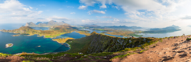 Panorama From Fjord Summit