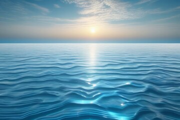 Obraz premium Abstract background of blue soda with ripples. Shining blue water ripple background