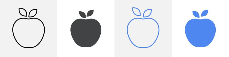 apple icon Group symbol or sign vector