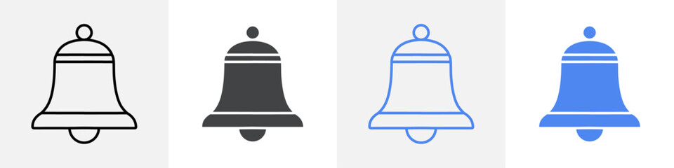 bell icon Group symbol or sign vector
