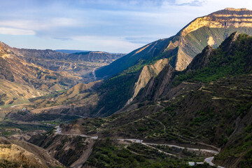 the landscape of Dagestan
