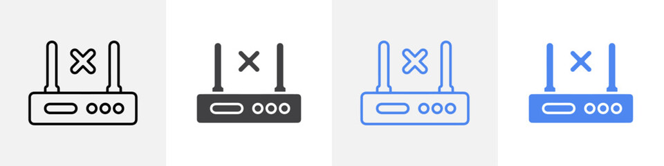 no wifi icon Group symbol or sign vector