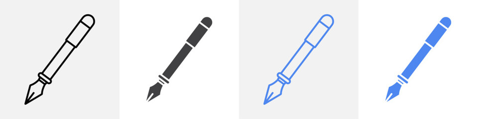 Fototapeta premium pen icon Group symbol or sign vector