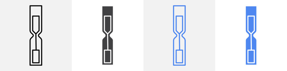 sand clock icon Group symbol or sign vector