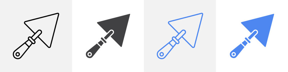 trowel icon Group symbol or sign vector
