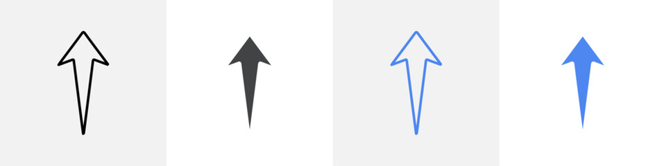 up arrow icon Group symbol or sign vector