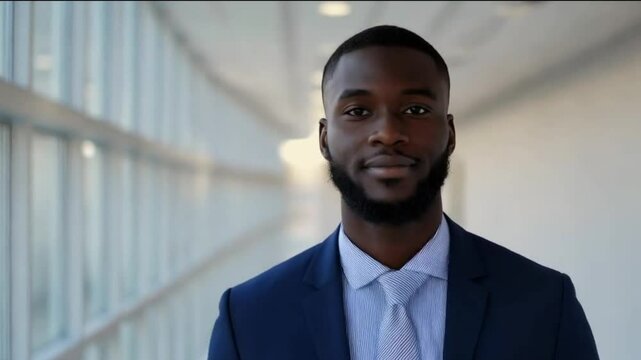 Professional connecting with clients in a modern office space