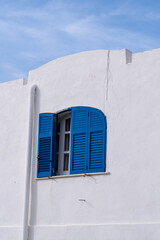 Blue window in Italy