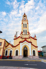 Cathedral of Iquitos, or the Cathedral of San Juan Bautista. It is located in the historic center of the city, Iquitos Peru.