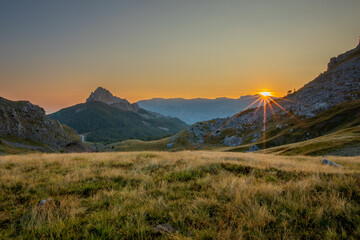 Obraz premium Tent in the Mountains of Bosnia and Herzegovina