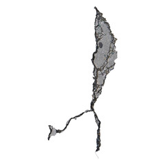 Concrete crack floor Close-Up