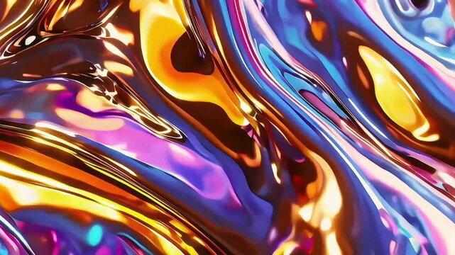 live liquid metallic phone wallpaper, moving background