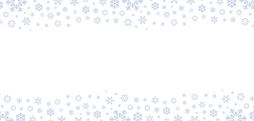 blue christmas background with snowflakes 