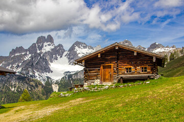 Die Sulzenalm und die Bischofsm&uuml;tze in Filzmoos