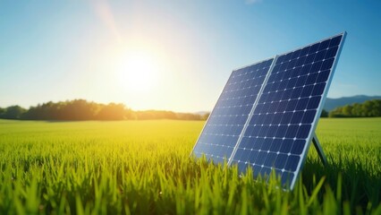 Solar Power in Action: Harnessing Clean Energy on a Sunny Day