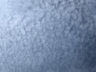 Background. Cloudy sky in the autumn afternoon