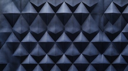 Obraz premium A blue background with many triangles