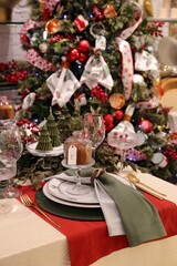 Christmas decoration for sophisticated tables