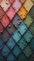 Fototapeta premium Detailed image of a makeup palette, emphasizing the diverse range of colors and their subtle variations.