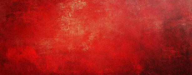 Obraz premium This is a red background with a textured, grainy look. The red color is slightly lighter on the top right corner and the bottom left corner