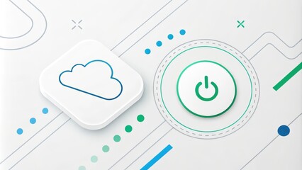 A clean white background with a digital illustration of stacked batteries connected to a stock graph, symbolizing energy storage capacity and stock performance, with a minimal design.