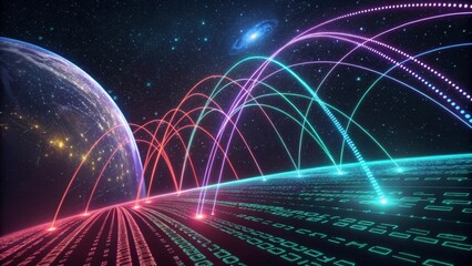 background with space