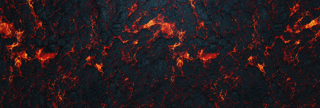 3D Rendering of lava melting texture with magma