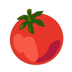 red apple illustration