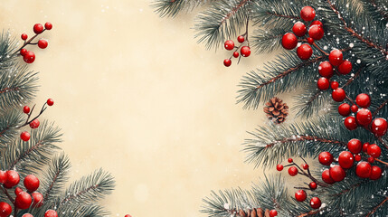 An elegant corporate flyer for a holiday party with minimalistic festive graphics and RSVP details