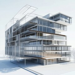 Architectural VIrtual design and construction BIM Model as Intellectual Property, data encapsulated in components, standard details, architectural graphic standards