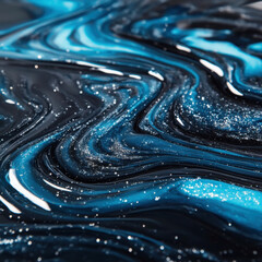 Mesmerizing epoxy resin mixing process art for modern home decor