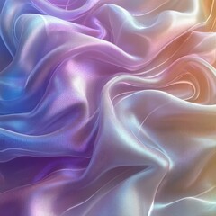 Obraz premium Pastel holographic foil texture with iridescent colors