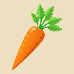 clip art realistic carrots vector illustration