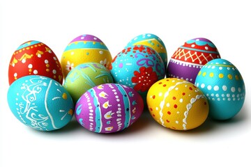 Fototapeta premium Create Colorful Easter Eggs That Will Bring Joy to Your Festive Celebrations and Events