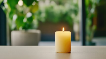 Flickering Candle Flame Inspires Relaxing Meditation