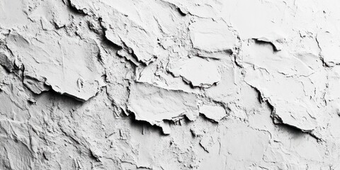 Obraz premium Abstract white textured wall with cracks.