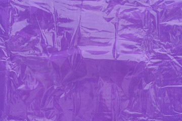 Purple plastic film wrap texture background