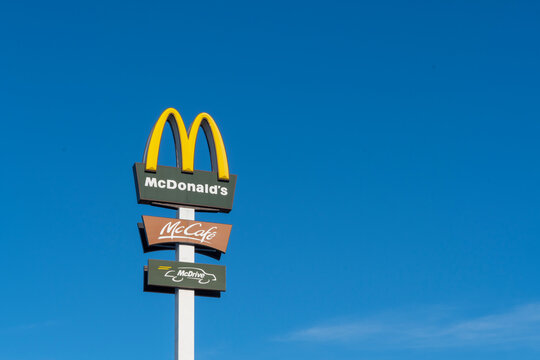 Warsaw, Poland - November 05, 2024: McDonalds
