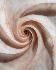 Obraz premium Swirling pattern of light brown hair