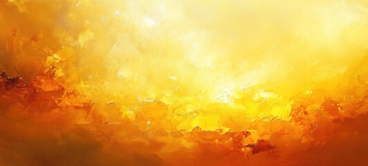 Golden Hour Abstract: A Vivid Impression of Sunset Hues