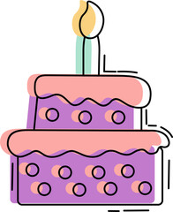 Birthday Cake Doodle 
