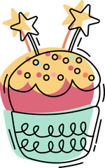 Birthday Cake Doodle 