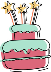 Birthday Cake Doodle 
