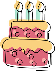 Birthday Cake Doodle 