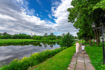 Suzdal, Russia, Golden Ring - Nikolskaya Church - Beautiful view of the old Russian Orthodox Church
