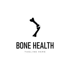 Bone Logo, Bone Care Health Design, Simple Symbol Template Illustration
