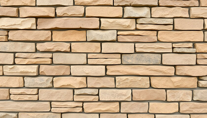 Fototapeta premium modern pattern of real stone wall, vibrant